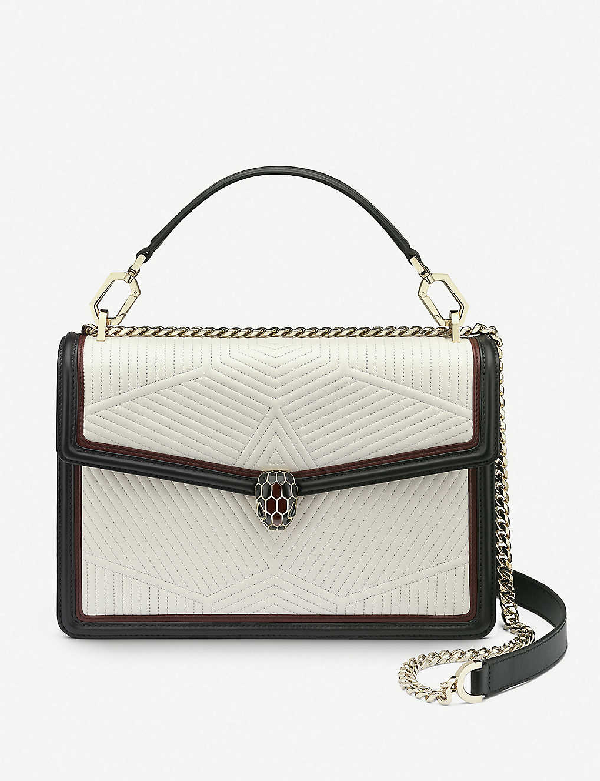 bulgari serpenti bag white
