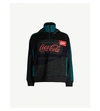 Facetasm X Coca Cola Paneled Wool-blend Hoody In Black