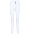 J Brand 'natasha Sky High' High Rise Skinny Jeans In White