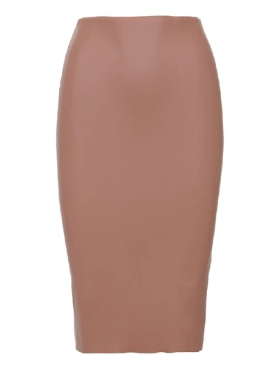 N°21 Knee Length Skirt In Pastel Pink