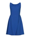 Moschino Midi Dresses In Bright Blue