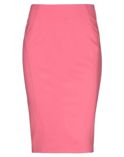 Pinko Knee Length Skirts In Pink