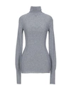 High By Claire Campbell Turtlenecks In Grey