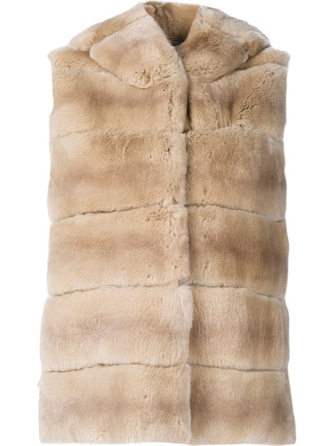 yves salomon fur vest