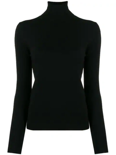 P.a.r.o.s.h Lilla Roll Neck Jumper In Black
