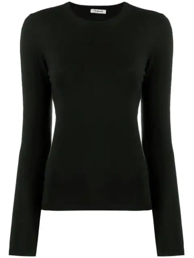 P.a.r.o.s.h Lilla Crew Neck Jumper In Black