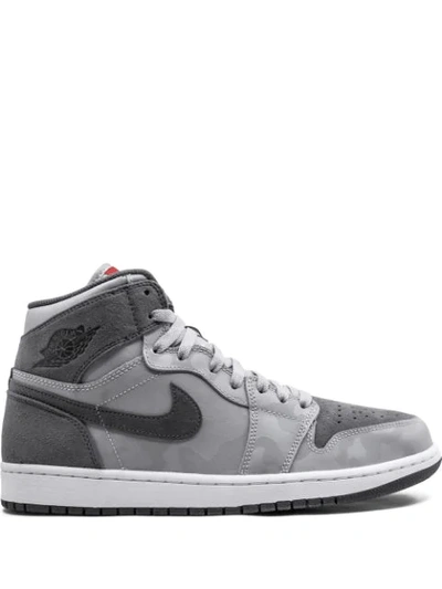 Jordan Air  1 Retro High Premium Sneakers In Grey