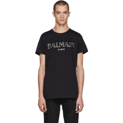 Balmain Black 3d Logo T-shirt