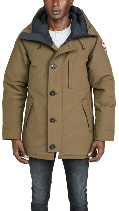 Canada Goose Chateau Parka Without Fur In Military Green