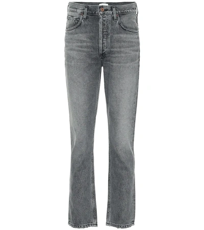 Citizens Of Humanity Charlotte High-rise Straight Jeans In Grey