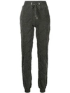 Philipp Plein High Shine Jogging Trousers In Green