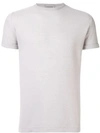 John Smedley Round Neck T-shirt In Grey