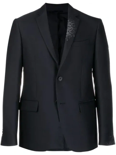 Fendi Slim Fit Blazer Jacket In Blue