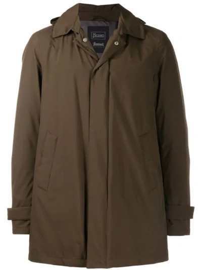 Herno Lightweight Parka In 7400 Brown