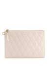 Givenchy Diamond Quilted Clutch In Pink