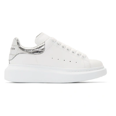 Alexander Mcqueen Chunky Sole Sneakers In 9071 Wht/si