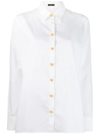 Versace Button-down Shirt In White