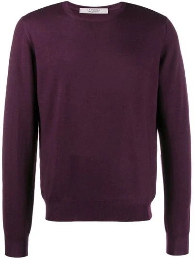 La Fileria For D'aniello Crew-neck Sweatshirt In Purple