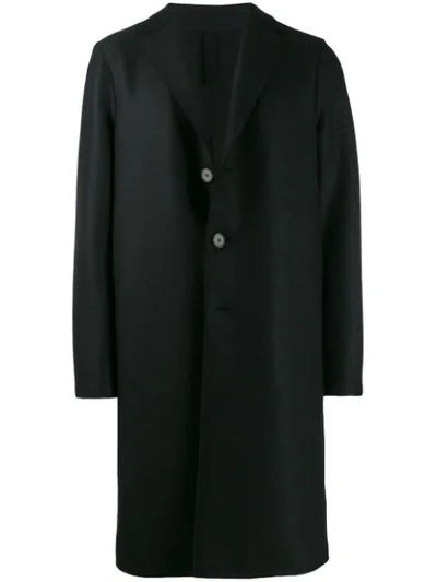 Harris Wharf London Single-breasted Coat In Black