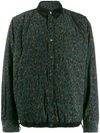 Sacai Leopard Print Shirt Jacket In Green