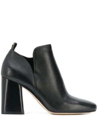 Michael Michael Kors Chunky Heel Boots In Black