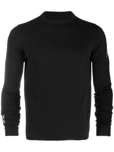 Rick Owens Thunder Sweatshirt In Black