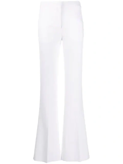 Emilio Pucci High-waist Flared Trousers In White