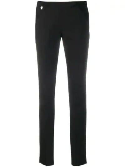 Philipp Plein Crystal Skinny Trousers In Black