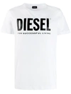 Diesel White T-diego Logo T-shirt