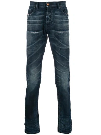 Diesel Tepphar Slim-fit Jeans In Blue