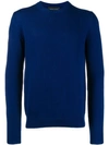 Roberto Collina Round Neck Jumper In Blue