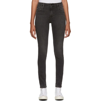 Levi's Levis Black 721 High-rise Skinny Jeans In California