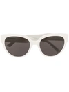 Balenciaga Cat-eye Shaped Sunglasses In White