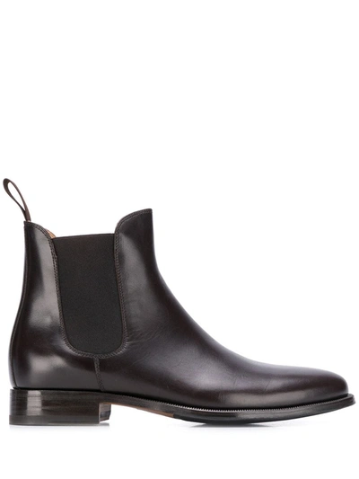 Scarosso Chelsea Boots In Brown