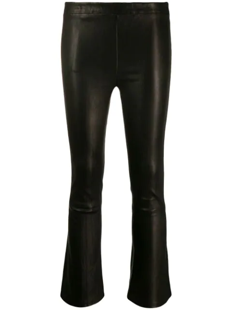 j brand leather trousers