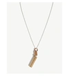 Ambush Sss Pill Case Sterling Silver Necklace In Brown