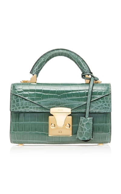 Stalvey Top Handle 2.0 Alligator Shoulder Bag In Green