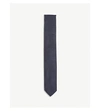 Hugo Micro-dot Print Silk-blend Tie In Light/pastel Blue