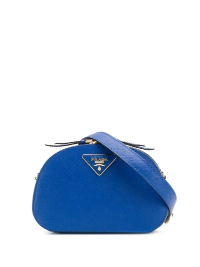 Prada Odette Small Belt Bag In Blue