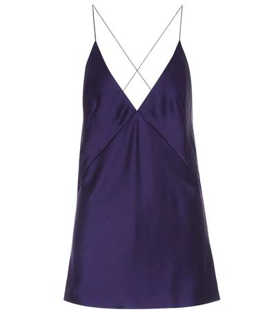 Haider Ackermann Satin Camisole In Purple