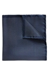 Eton Men's Polka Dot Pocket Square In Blue