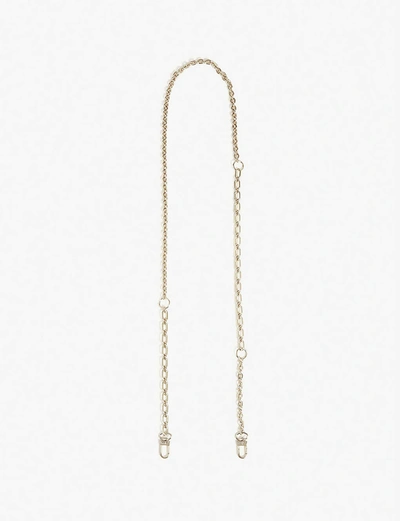 Maje Chain Shoulder Strap In Gold