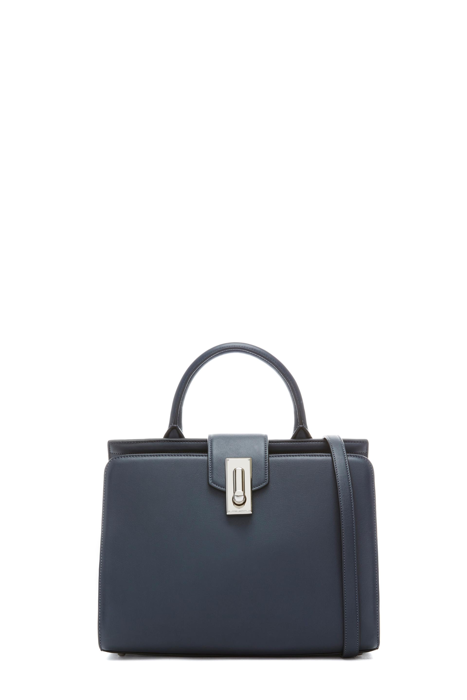 Marc Jacobs West End Leather Small Top Handle Tote Bag In Storm Grey ...