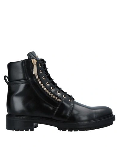 Balmain Boots In Black