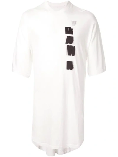 Julius 'dawn' Printed T-shirt In White