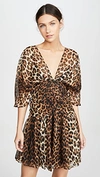 N°21 N21 Leopard Print Silk Mini Dress