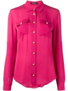 Balmain Long Sleeve Blouse - Pink