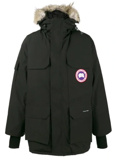 Canada Goose Expedition Feather Down Parka In Black