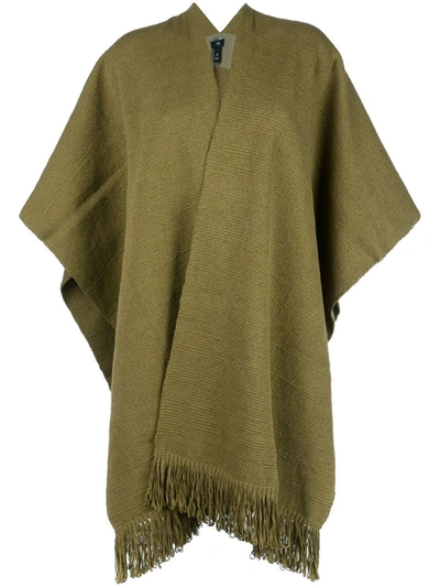 Voz Short-sleeve Flared Cardi-coat In Green