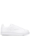 Y-3 Branded Low-top Sneakers In White
